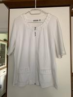 Neuwertig Shirtjacke Shirt Jacke „Rabe" weiß Kurzarm Gr. 40 Nordrhein-Westfalen - Bad Laasphe Vorschau