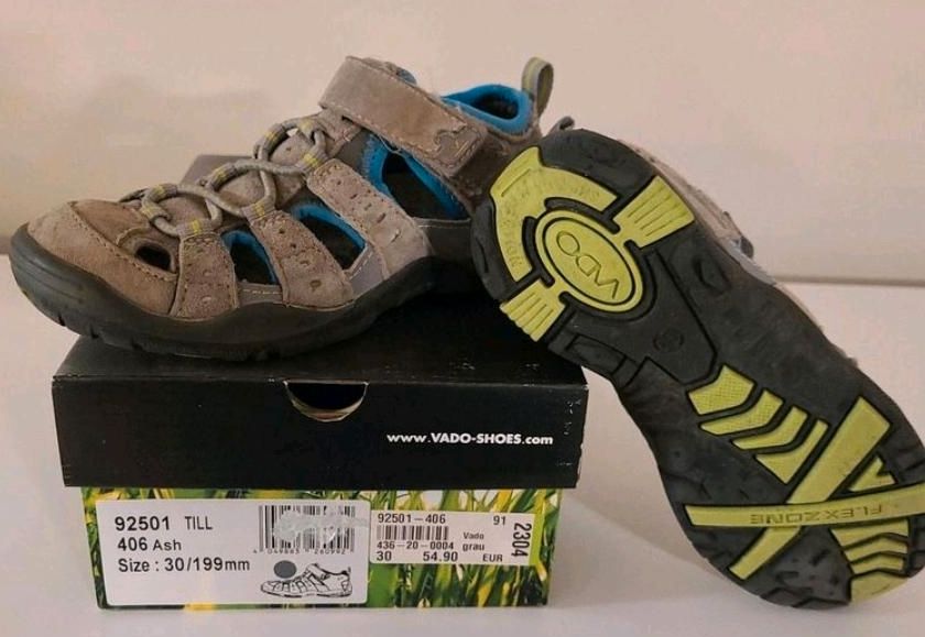 Vado Größe 30 Halbschuh Sandale Leder grau Sandalen Sommer Schuh in Oberhausen