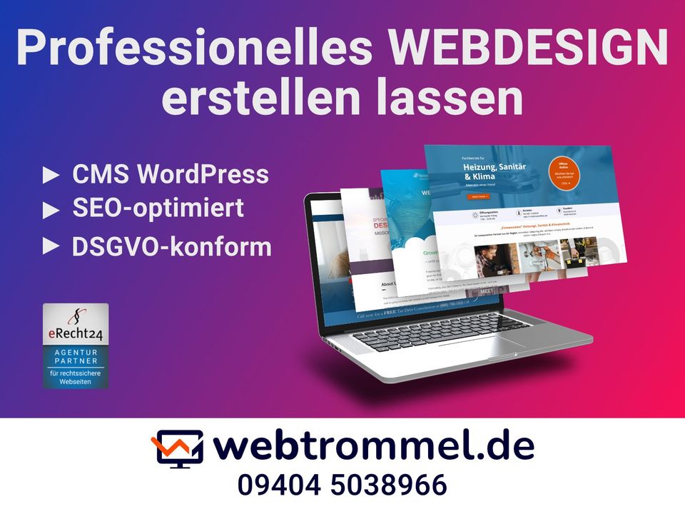 Webdesign erstellen lassen | Professionelles Webdesign erstellen in Nittendorf 