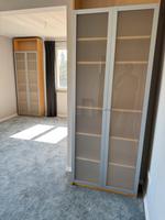 Billy NUR Vitrinentür Glastüren Silber Högbo Ikea KEIN REGAL Nordrhein-Westfalen - Morsbach Vorschau