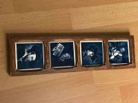 4 Delfter Wandfliesen im Bilderrahmen aus Holz Schleswig-Holstein - Norderstedt Vorschau