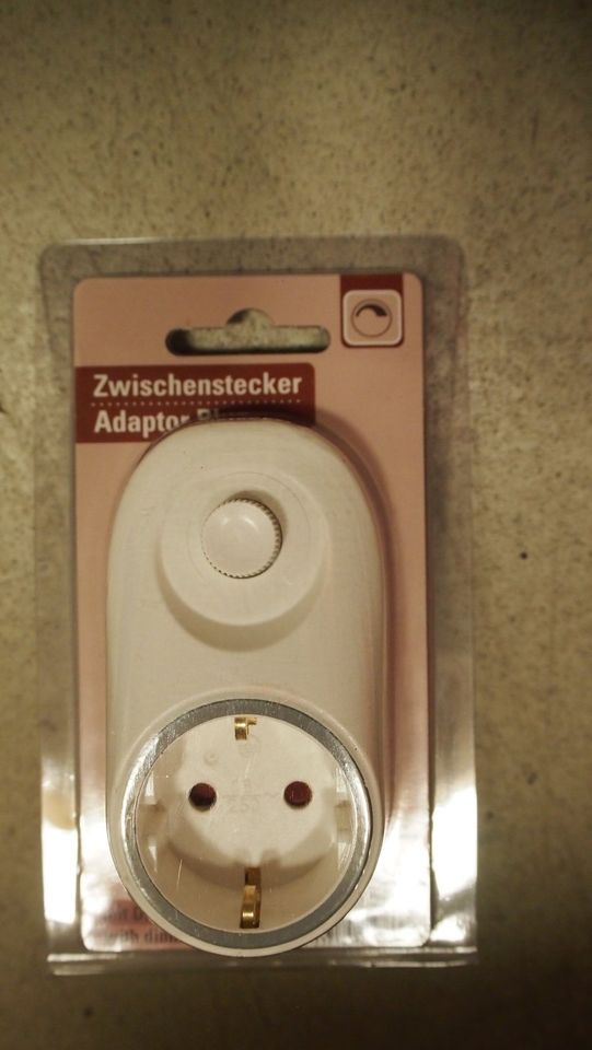 Zwischenstecker mit Dimmer Adaptor Plug Intertek in Leipzig
