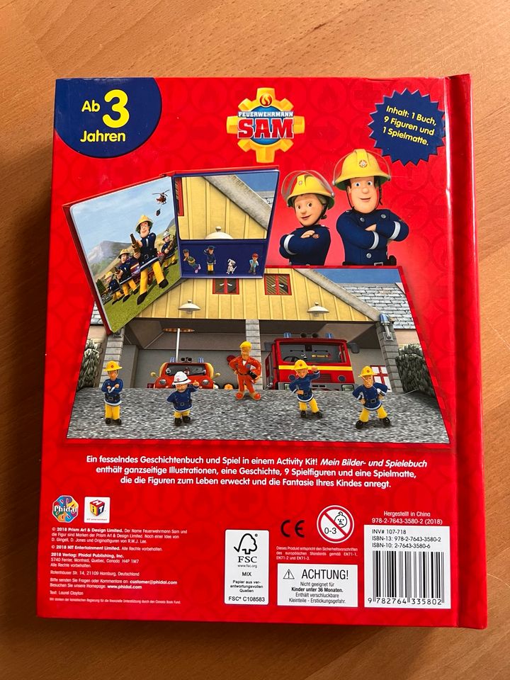 Feuerwehrmann Sam Bilderbuch Spielebuch in Langenfeld