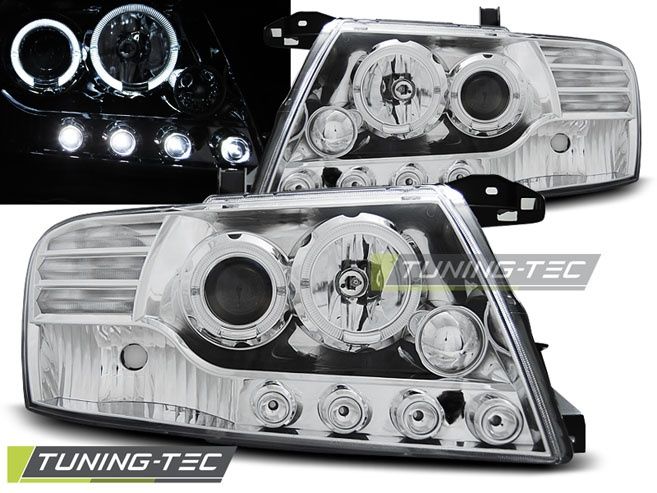 Tuning-Tec LED Angel Eyes Scheinwerfer für Mitsubishi Pajero V60 in Viersen