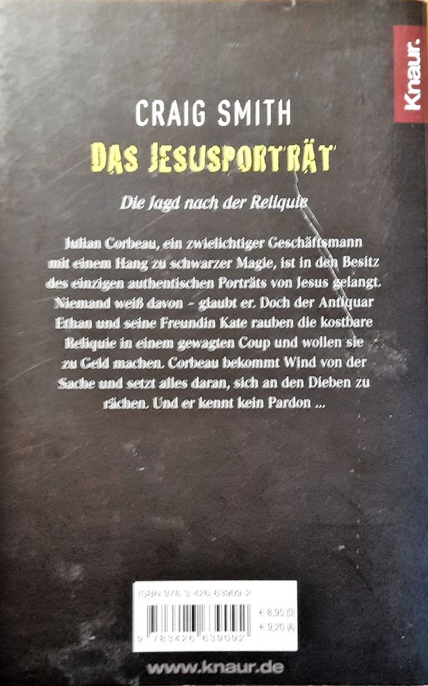 Das Jesus Porträt Craig Smith Mysterythriller in Lenting