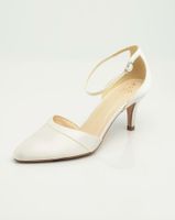 Brautschuhe aus Satin Schuhe Damenschuhe Hochzeit 7 cm Absatz Baden-Württemberg - Meckenbeuren Vorschau