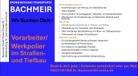 Vorarbeiter / Werkpolier im Straßen- und Tiefbau Bayern - Rehling Vorschau