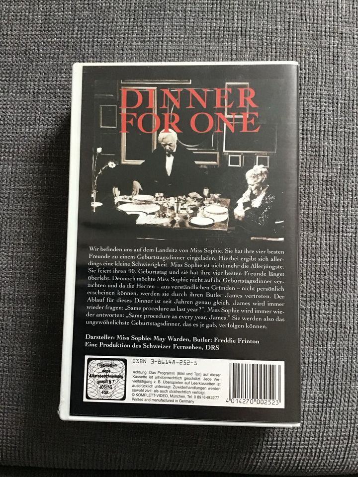 Dinner for One, VHS in Melle