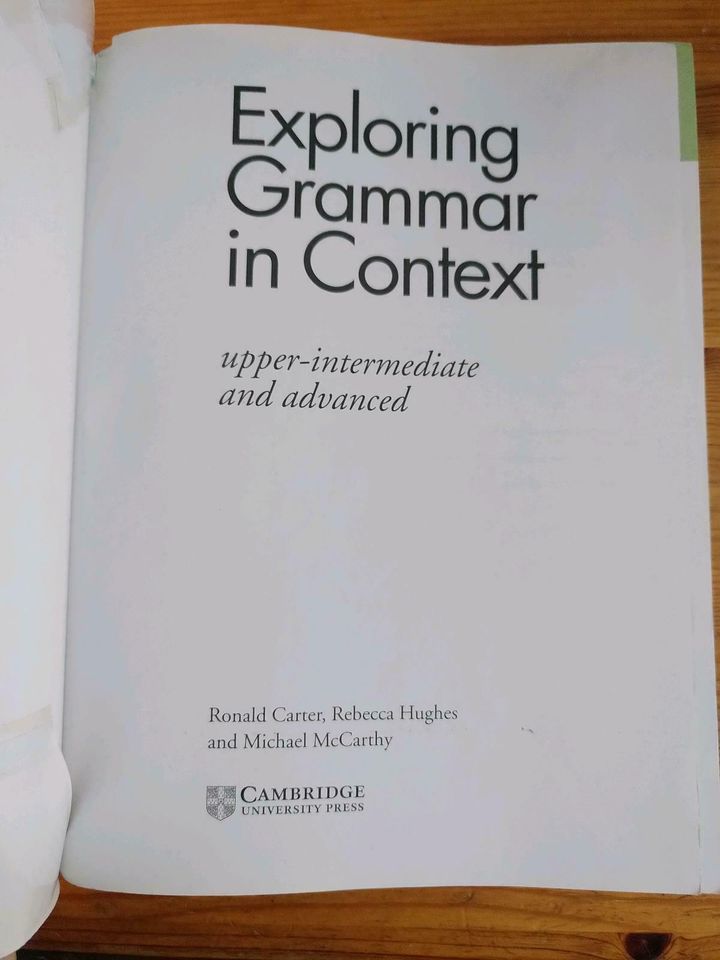 Exploring Grammar in Context, Fachbuch, Englischstudium, NEU in Berlin