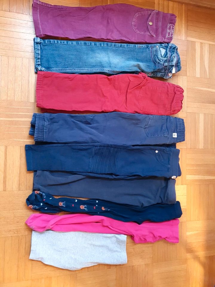 Set Hosen Paket Jeans Leggins  Strumpfhosen 104 9 Teile in Berlin