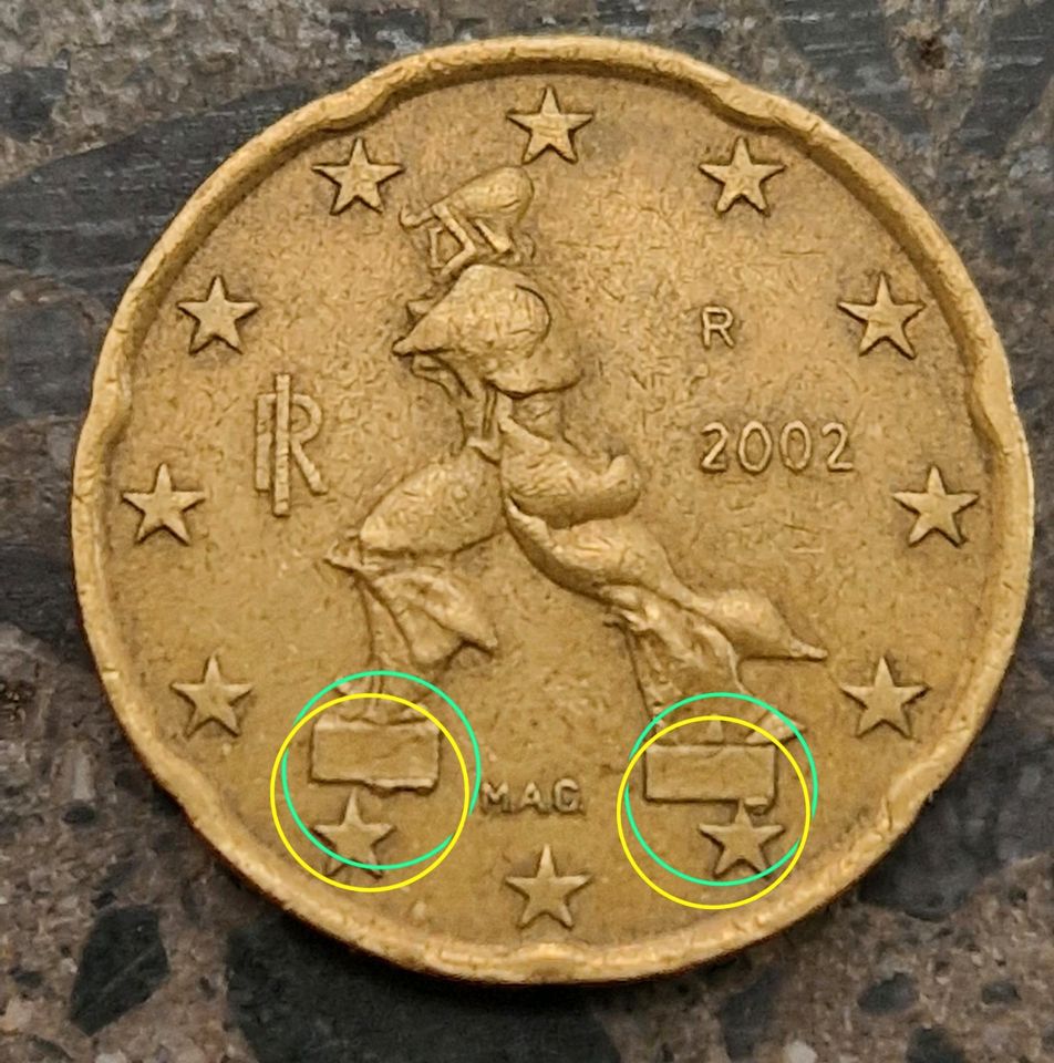Fehlprägung münze 20 cent in Bad Kreuznach
