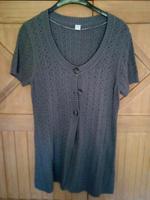 Sommerliche Strickjacke/ Strickkleid 40 grau Hessen - Michelstadt Vorschau