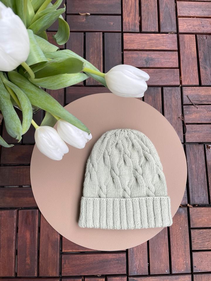 Gestrickte Mütze Aus Merino ohne Bonbons 56-57 cm in Erding