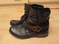 RIEKER Winter Damenstiefel 39 Stiefeletten echtes Leder MENGENRAB Mühlhausen - Freiberg Vorschau