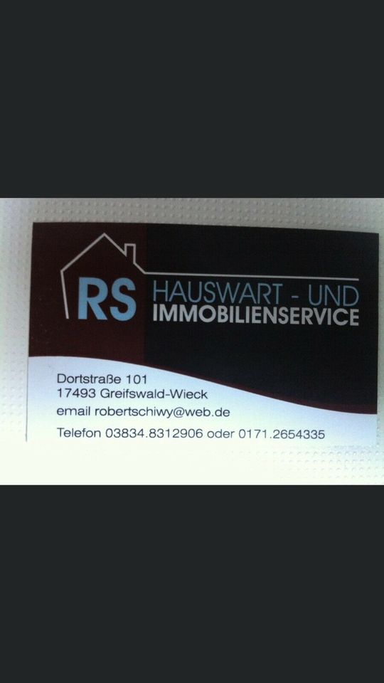 RS Hauswart- und Immobilienservice freie Kapazitäten in Greifswald