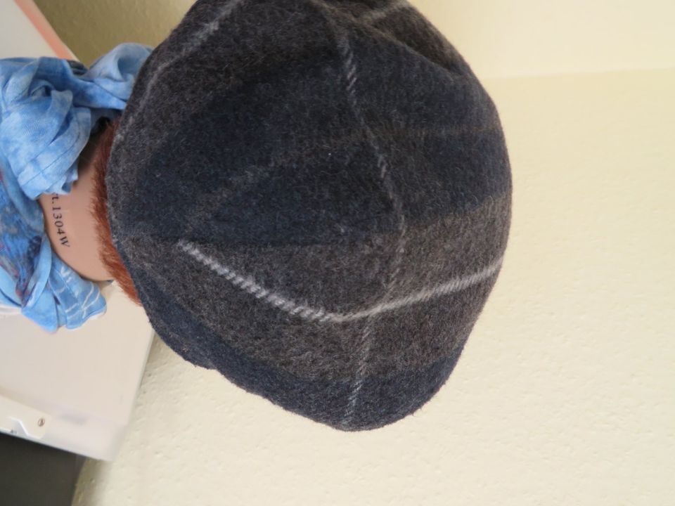 Flatcap*♨️Kappe*Mütze mit Wollanteil*❌blau..grau.. Gr. 57 in Greven