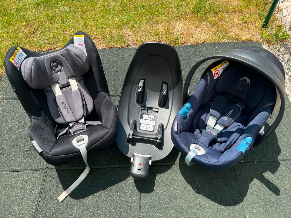 Schnäppchen von Cybex, Babyschale, Folgesitz und Isofix Station in