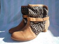 Think! Stiefel/Stiefelette beige/braun Gr.41 Berlin - Neukölln Vorschau