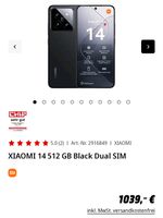 Xiaomi 14 black 12gb ram 512gb rom Baden-Württemberg - Lichtenau Vorschau