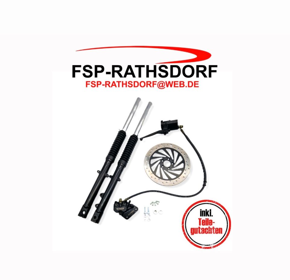 ZT-Tuning Performance Bremssattel für 260mm Bremsscheibe - für Simson S50,  S51, S53, S70, S83 von ZT-Tuning