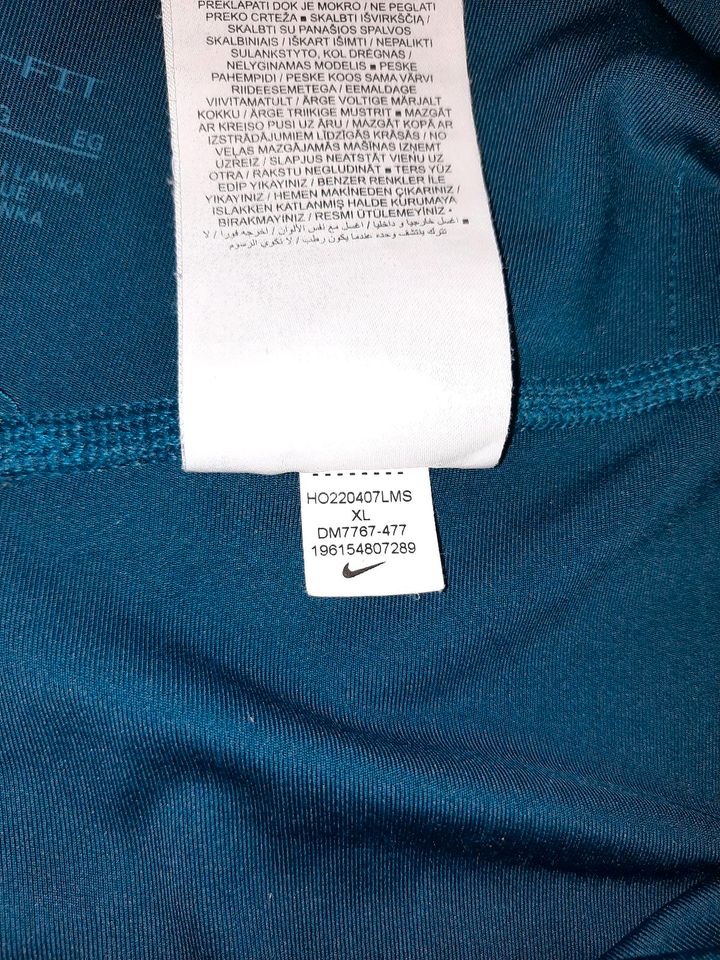 Nike Leggings Petrol Größe XL in Troisdorf