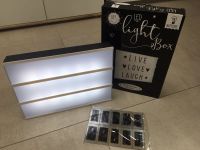 LED Licht Box inkl. 85 Buchstaben/Symbole, A4, Deko, DIY neu Bayern - Schöllnach Vorschau