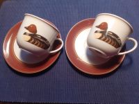 Kaffeetassen mit Entendekor, 2 Stück, Porzellan Niedersachsen - Elze Vorschau
