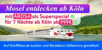 A-Rosa Mosel Romantik Flussreise ab Köln, 7 Nächte Vollpension Düsseldorf - Stadtmitte Vorschau