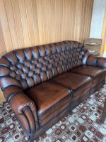 3 er Sofa Echt Leder Braun Chester Sofa Barok Nordrhein-Westfalen - Detmold Vorschau