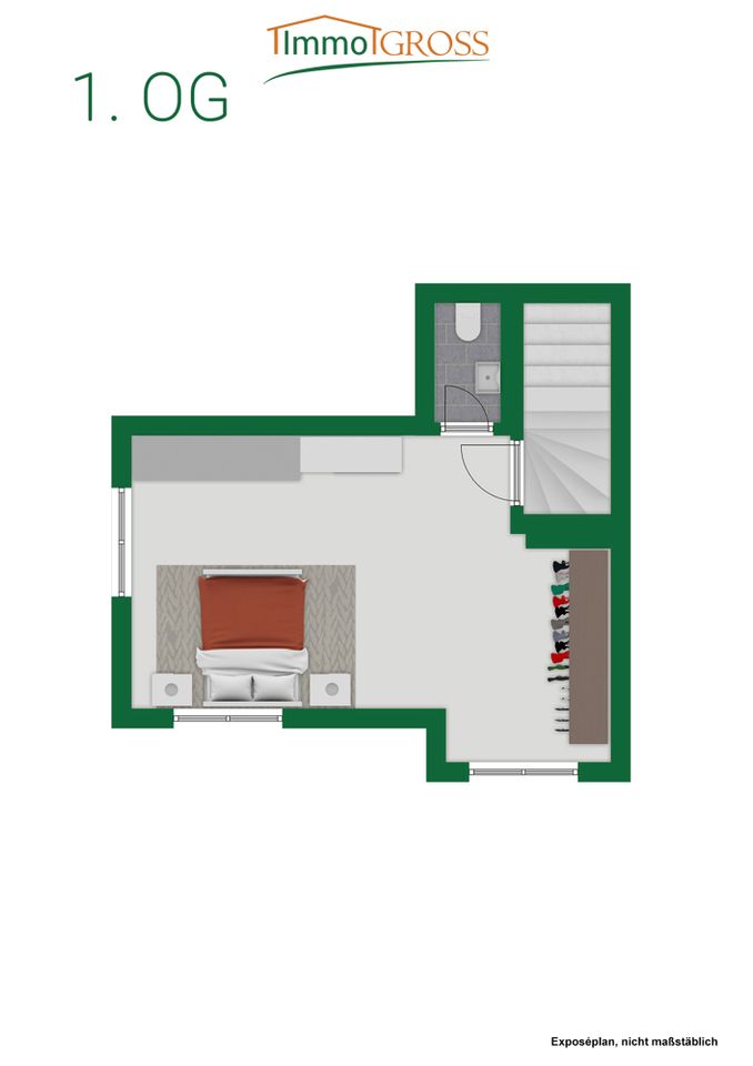 3,5-Zimmer-Wohnung in zentraler Lage | Wohnen im Maisonette-Stil in Steinen