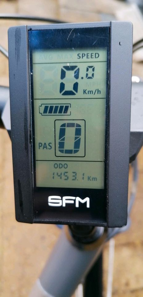 E-Bike Saxonette Premium Plus 28 Zoll, Rh 45, silber in Feucht