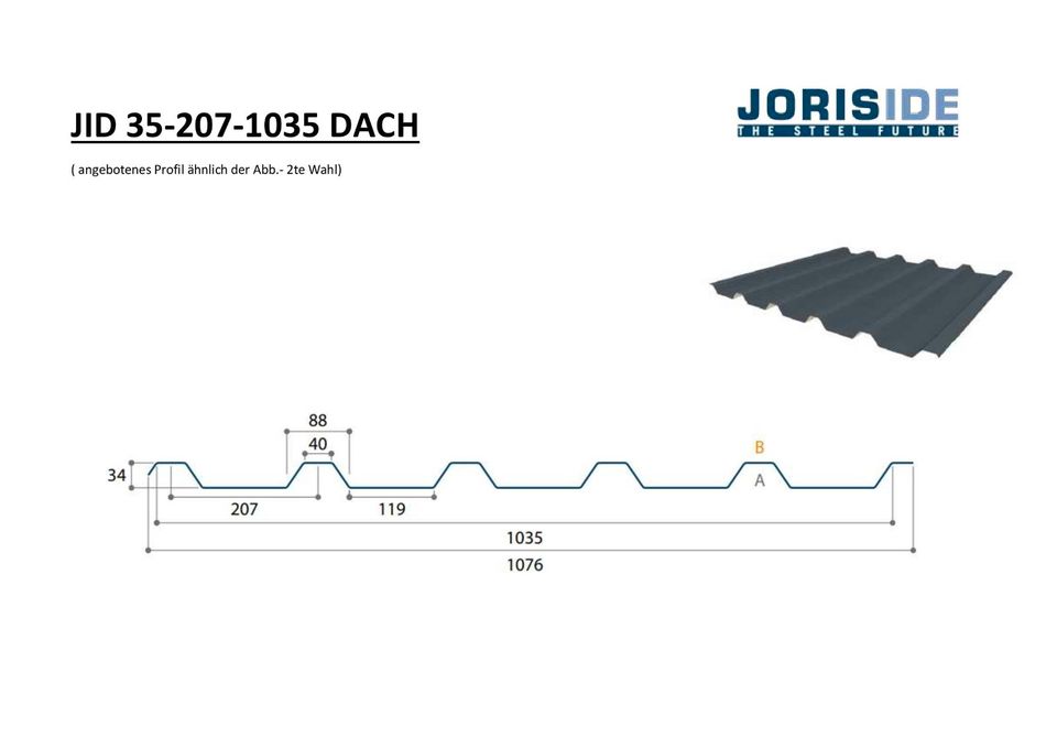 Aluminium Trapez Profile, 35-207, SONDERPOSTEN, Bleche in Hildesheim