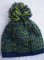 Jungen Winter Mütze mit Bommel in Blau/Gelb Kopfgröße ca. 55 cm Nordrhein-Westfalen - Werne Vorschau