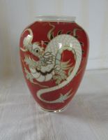 Schaubach Kunst Porzellan Vase Asiatisch Ming Drache Handgemalt Sachsen - Höckendorf Vorschau