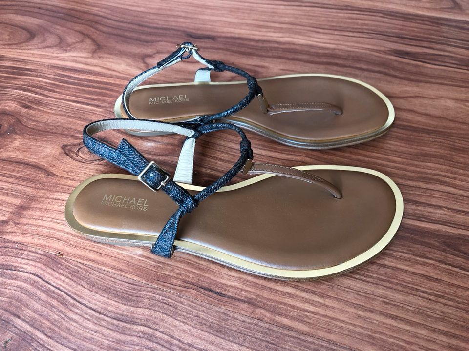 Michael Kors Sandalen Gr. 36 braun-gold in Hamburg