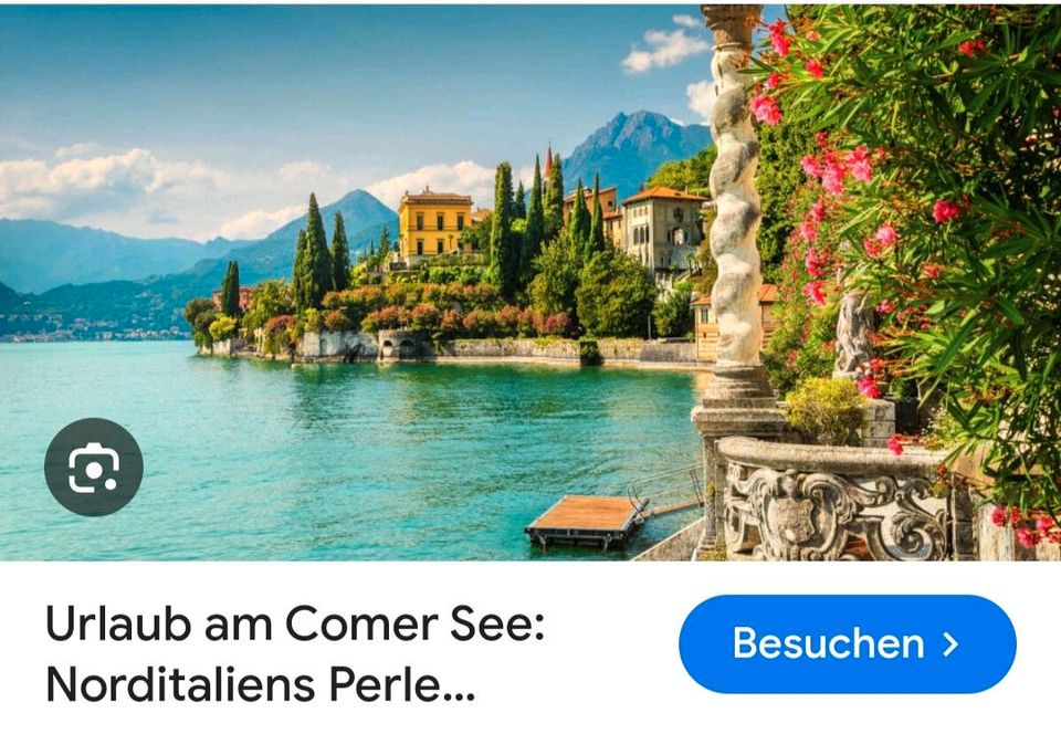 Bild ComerSee ITALIEN⭐Signiert= COMIM⭐ ÖL Gemälde Leinwand KUNST in Berlin