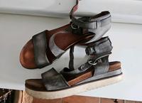 Mjus Sandalen Leder Grau 40 Dithmarschen - Buesum Vorschau
