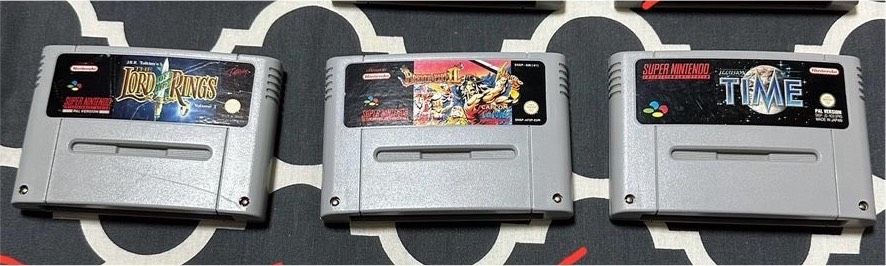 Super Nintendo Spiele Breath of Fire 2, LotR, Illusion of Time in Dortmund