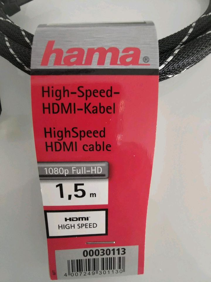 HDMI Kabel 1,5 m 1080p Full - HD High Speed in München