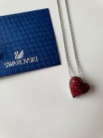 Swarovski Halskette Eros Red Heart 38cm rotes Herz SIAM/CRY Frankfurt am Main - Dornbusch Vorschau