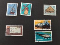 6x Briefmarken DDR 1981 technische Denkmale Schubschiff Fachwerk Niedersachsen - Lilienthal Vorschau