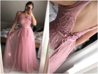 Rosa Ballkleid Abendkleid Tüll und Pailetten Niedersachsen - Esens Vorschau