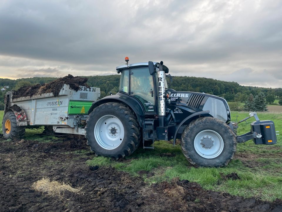 Lohnarbeit Miststreuen Mist Ausbringung Mistfahren Pferdemist in Lauterbach (Hessen)