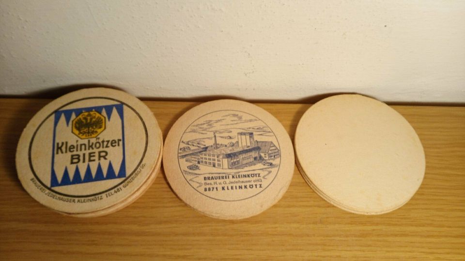 Kleinkötz Brauerei 3 versch. Bierdeckel in Dillingen (Donau)