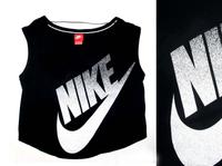 NIKE Signal Crop TEE Swoosh Sport Shirt ärmellos schwarz Gr. L Schleswig-Holstein - Reinbek Vorschau