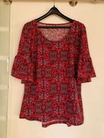 Oberteil Top Shirt pink mit Muster Größe L Bayern - Ingolstadt Vorschau