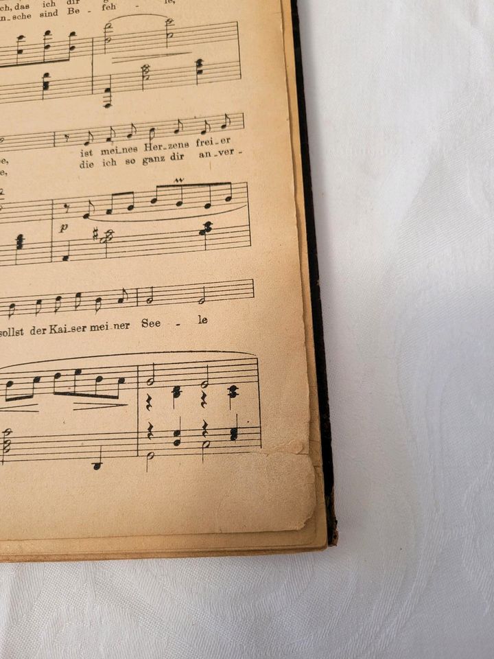 Altes Notenbuch Perlen der Musik  in Stoltebüll