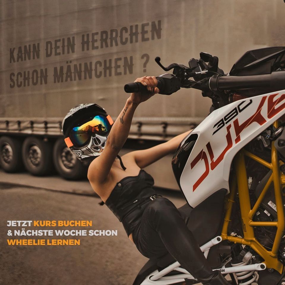 ⚡️Motorrad Wheelie Lernen❗ Ohne Sturz - Training NRW Schule Stunt in Witten