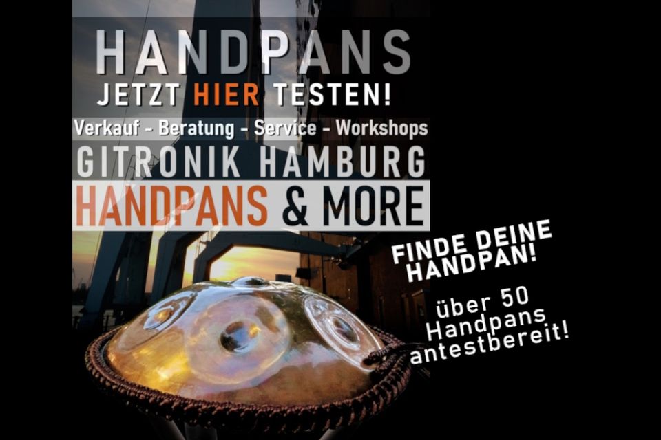 Majesty Handpan SELA B Amara Stainless Steel  | Sondermod.| 432Hz in Hamburg