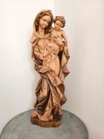 Große handgeschnitzte Holzfigur aus Oberammergau Maria mit Kind Bayern - Kempten Vorschau